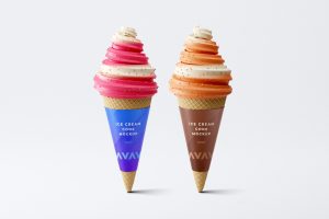 Ice Cream Cone Mockup