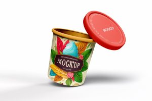 Ice Cream Cup Mockup | Ice Cream Box