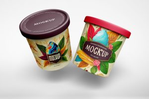 Ice Cream Cup Mockup | Ice Cream Box