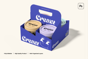 Ice Cream Holder Mockup
