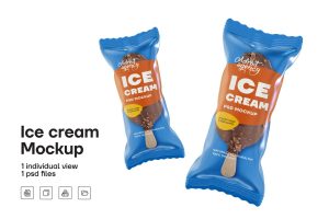 Ice Creame Mockup