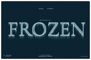 Ice Text Effect