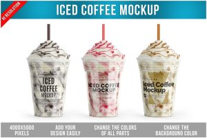 Iced Coffee Mockup