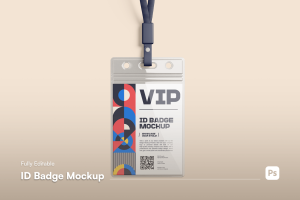 ID Badge Mockup
