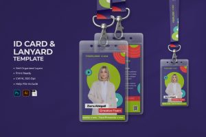 ID Card & Lanyard Template