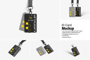 ID Card Mockup