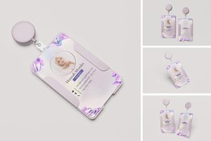 Id card mockup