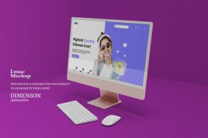 iMac Desktop – Mockup