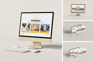 iMac Screen Presentation Mockup