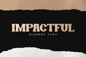 IMPACTFUL – Elegant Font