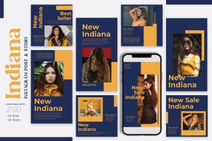 Indiana – Instagram Templates