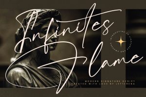 Infinites Flame Modern Signature Script