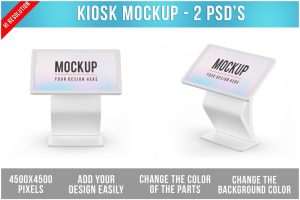 Information Kiosk Digital Mockup