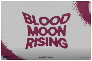 Ink Bleed Text Effect