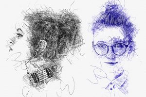 Ink Pen Sketch Photoshop Action