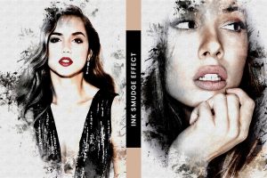Ink Smudge Effect Photoshop Action