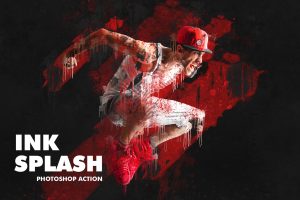 Ink Splash Photoshop Action