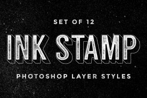 Ink Stamp Photoshop Layer Styles