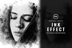 Ink Watercolor Effect Action Photoshop