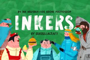 Inkers Brushes for Adobe Photoshop