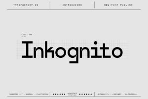 Inkognito – Monospace Typeface