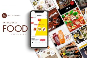 Instagram Food Banner Templates