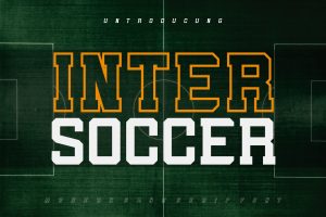 Inter Soccer – Display Jersey Outline Sport