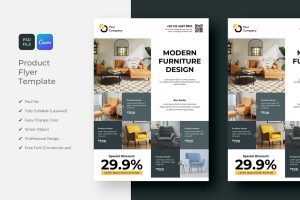 Interior Furniture Catalog Flyer