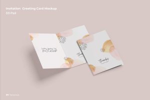 Invitation  Greeting Card Mockup