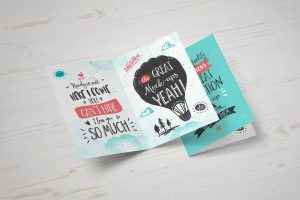 Invitation / Greeting Card Mock-Up