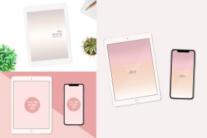 Ipad and Iphone Mock Up