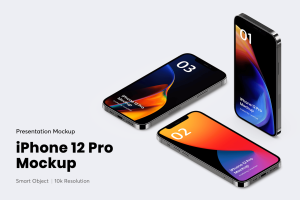 iPhone 12 Pro App Mockup