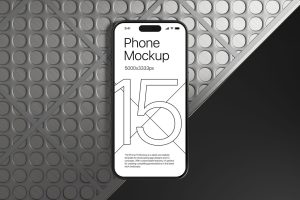iPhone 15 – App Presentation Mockup