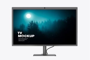 Isolated TV Mockup