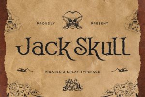 Jack Skull – Pirates Display Typeface