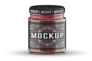 Jam Jar Mockup