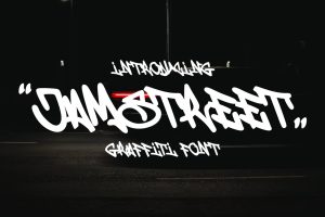 Jamstreet – Monoline Graffiti Font