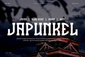 Japunkel – Japanese Asian Font
