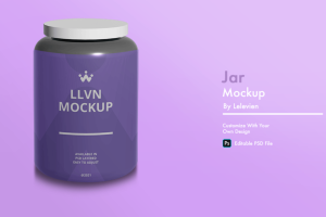 jar mockup
