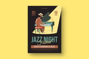 Jazz Music Flyers