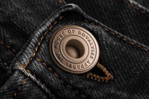 Jeans Button Logo Mockup