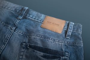 Jeans Denim Label Mockup