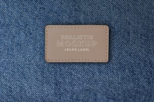 Jeans Label Tag Mockup