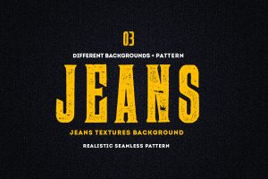 Jeans Textures Backgrounds – Seamless Patterns