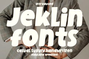 Jeklin Casual Luxury Font