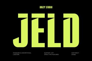 Jeld – Modern Condensed Sport Font