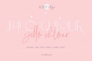 Jello Chlour | Girly font