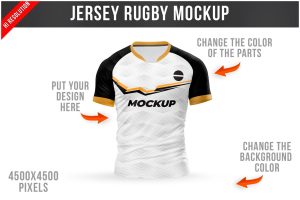 Jersey Rugby Mockup