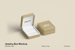 Jewelry Box Mockup