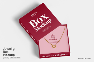 Jewelry Box Mockup